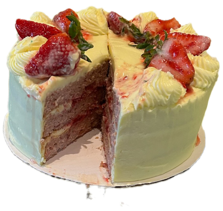 Strawberry Lemonade Cake 