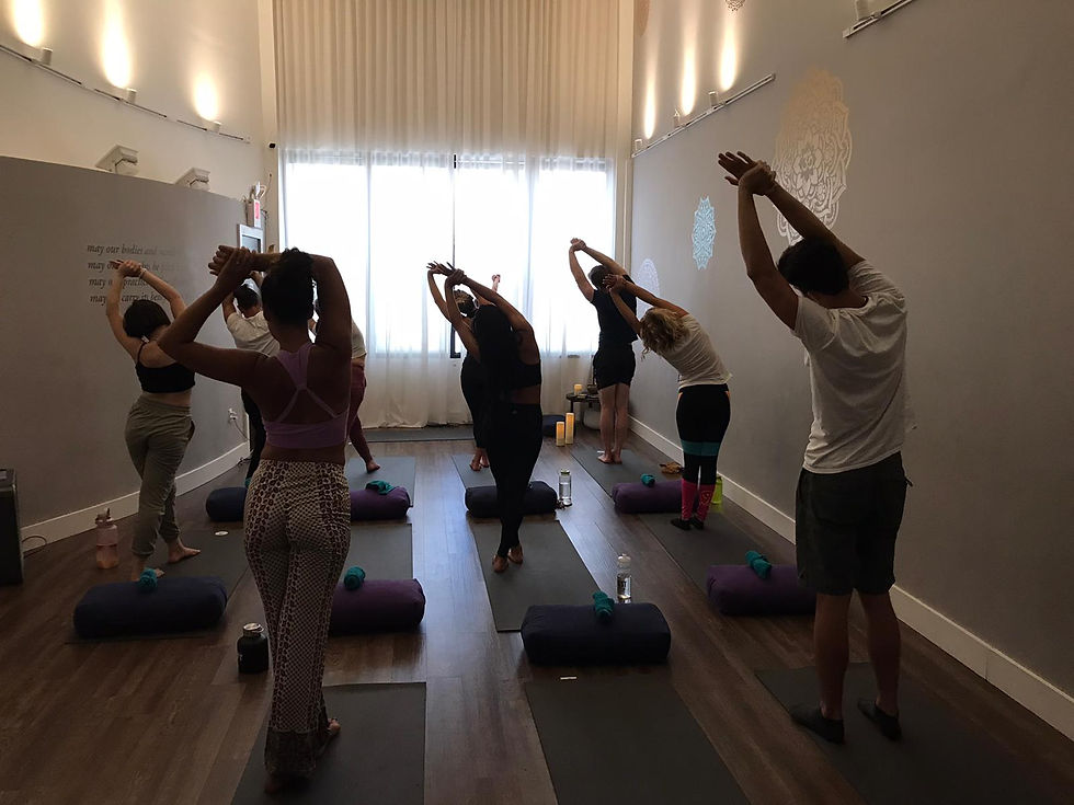A guided group breathwork and meditation practice.