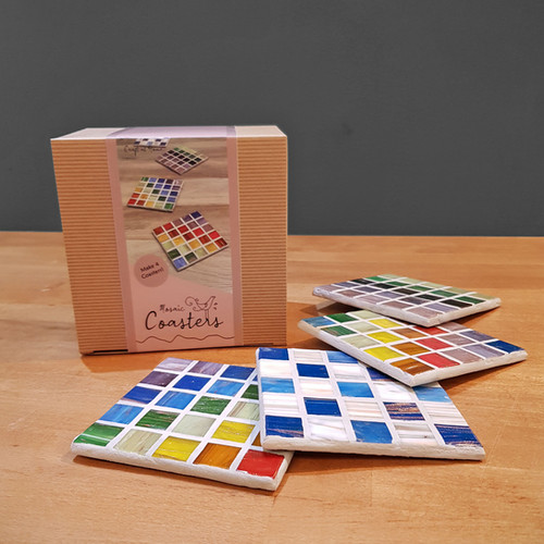 Craft at Home Mosaic Coaster Kit thelittlecraftery