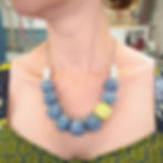 A Felted Bead Necklace