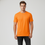 थंबनेल: Plain Orange Bhagwa Color Cotton T Shirt 180 GSM