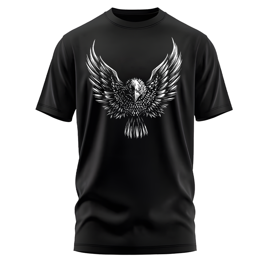 Graphic Printed T-Shirt for Unisex 3D Eagle Design T shirt for men and women