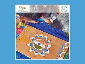 Rangoli Making National Competition by JK Arts Foundation