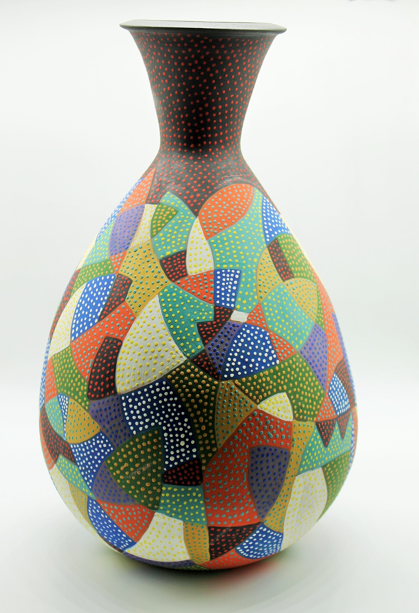 Large Bottle with Pattern