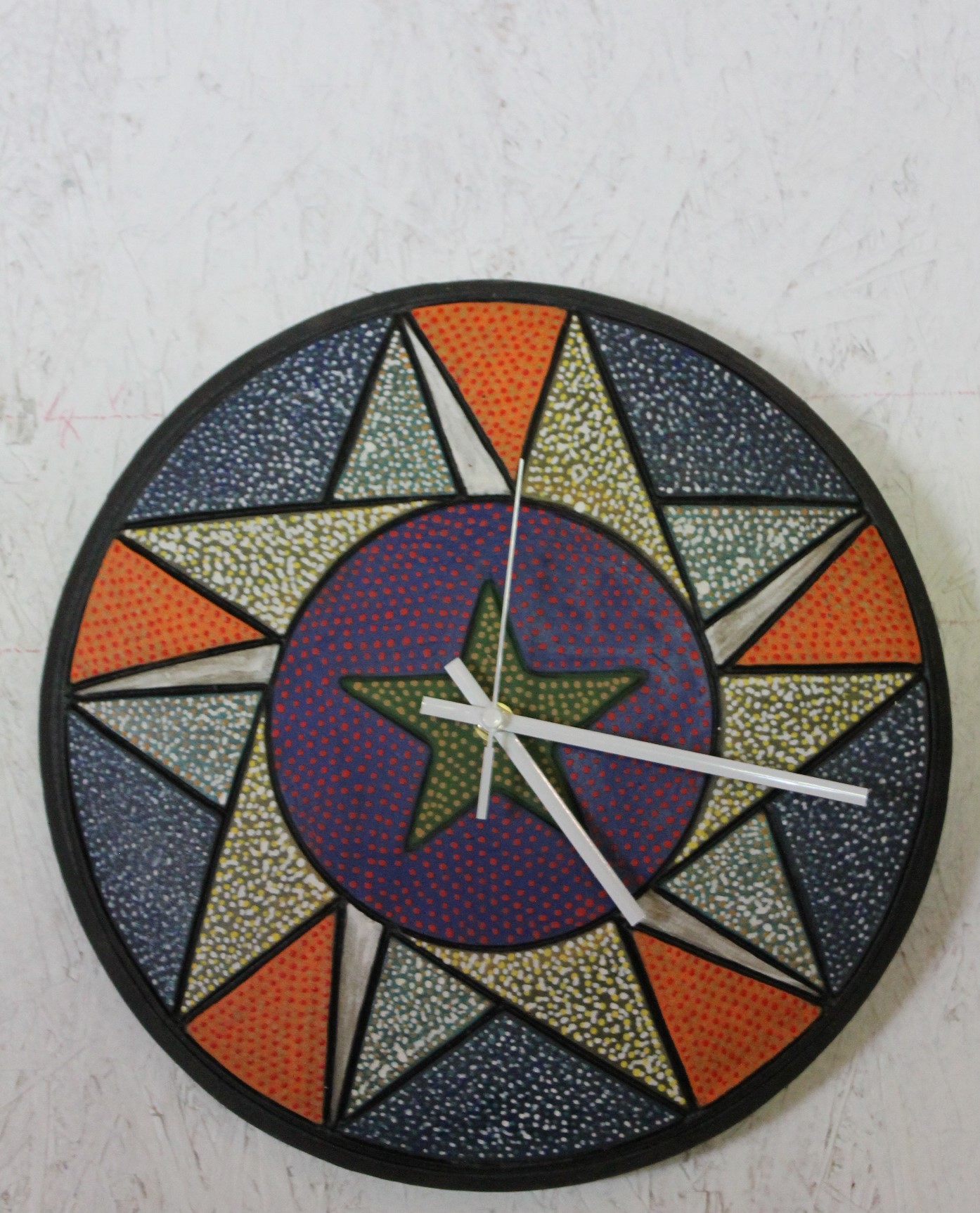 Texas Star Wall Clock