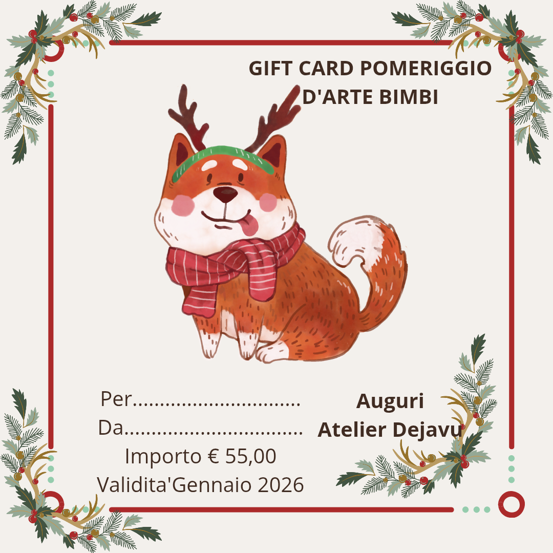 Gift Card Pomeriggio d'Arte Bimbi 