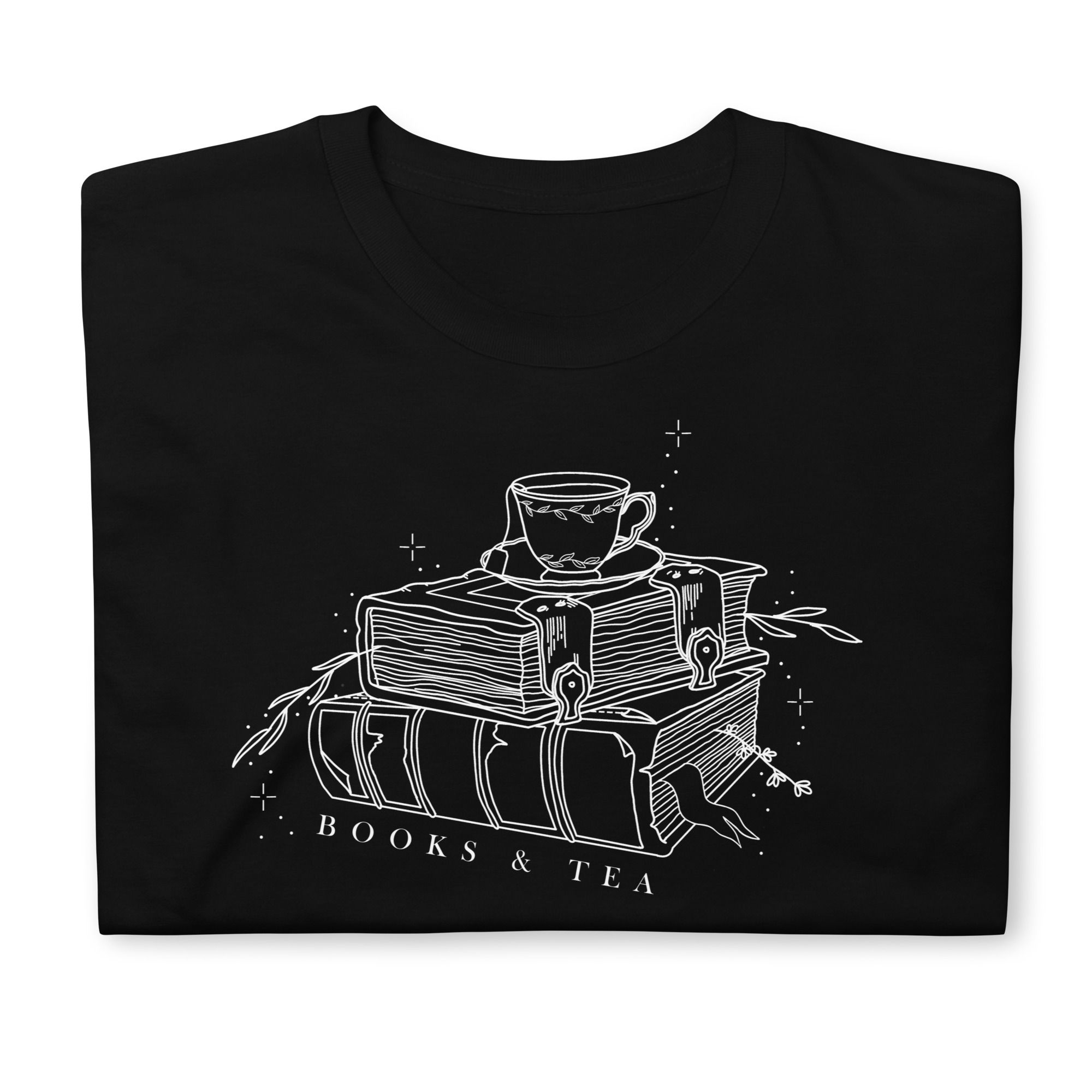 BOOKS & TEA unisex t-shirt