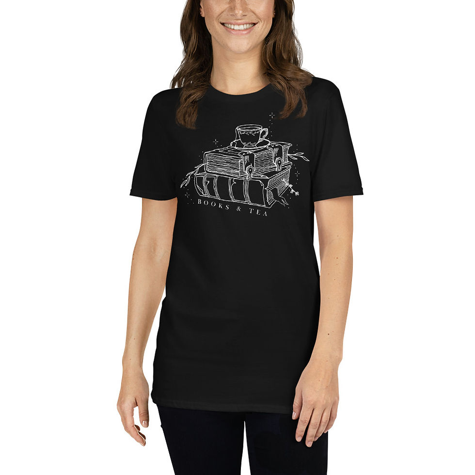 Thumbnail: BOOKS & TEA unisex t-shirt