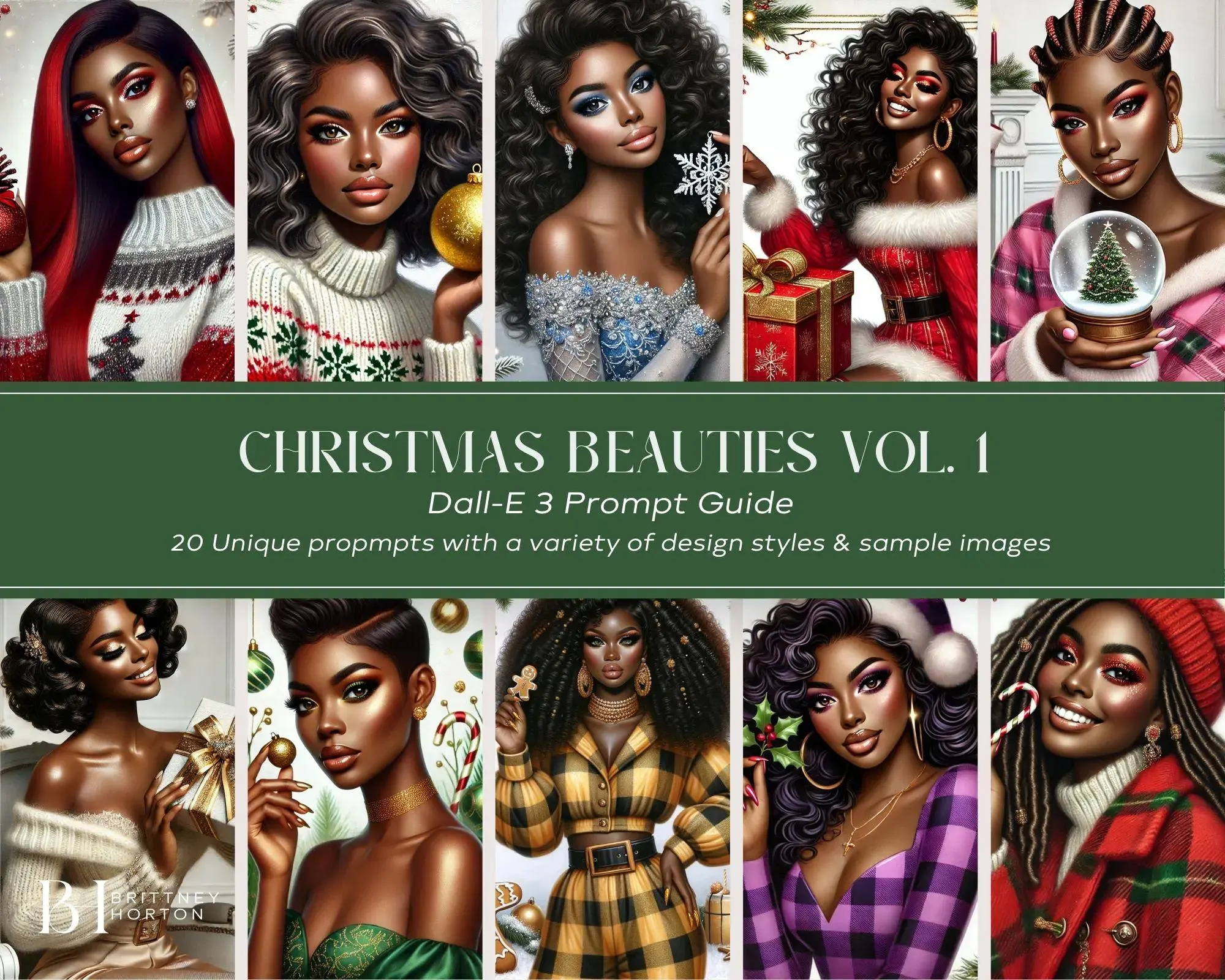 Christmas Beauties Vol. 1 - Dall-E 3