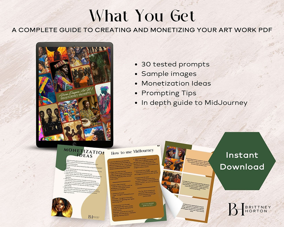 Thumbnail: African Diaspora Art Vol. 1  - MidJourney