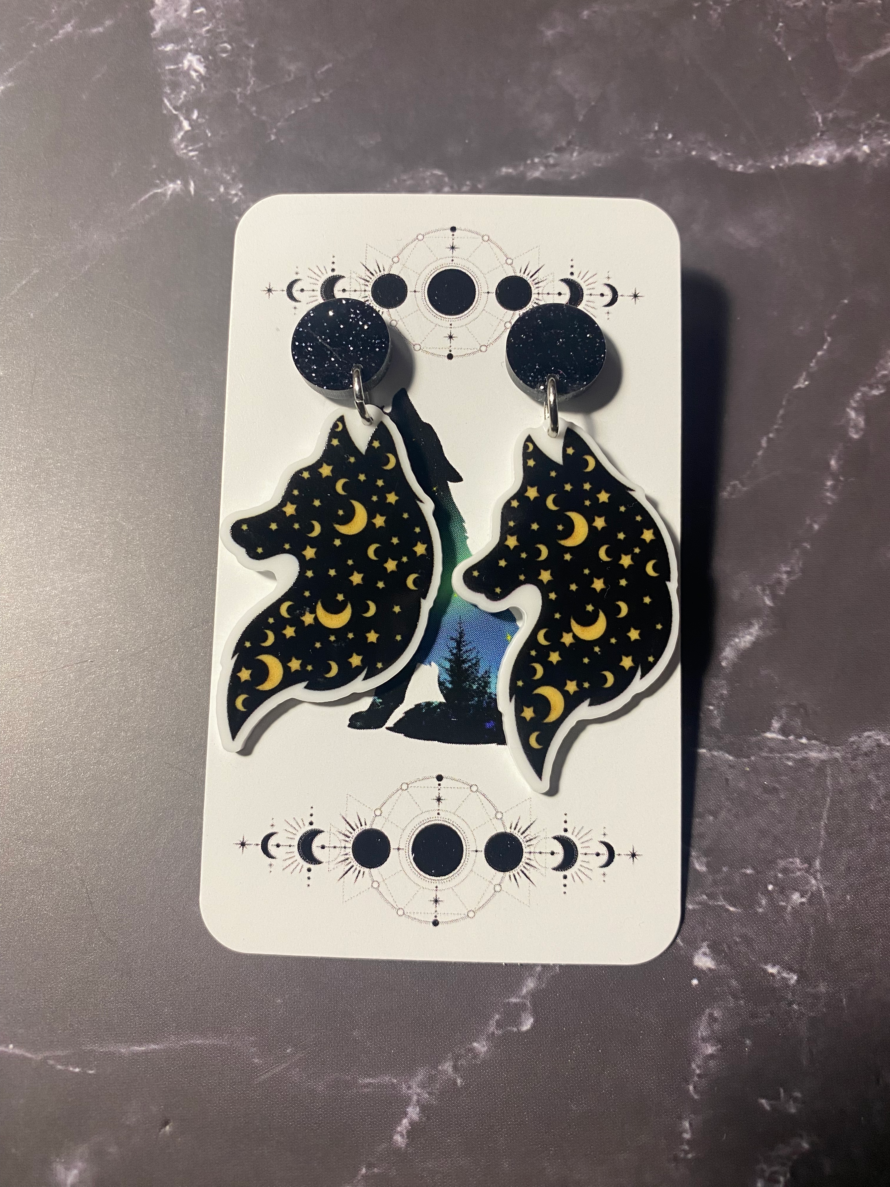 Star Wolf Earrings