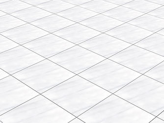 White Tiled Floor