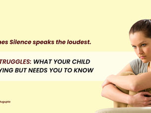 Child showing silent struggles – parenting and family coaching support in Noida.
