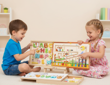 The 4-in-1 Toy That Keeps Toddlers Busy and Learning (No Screen Required)