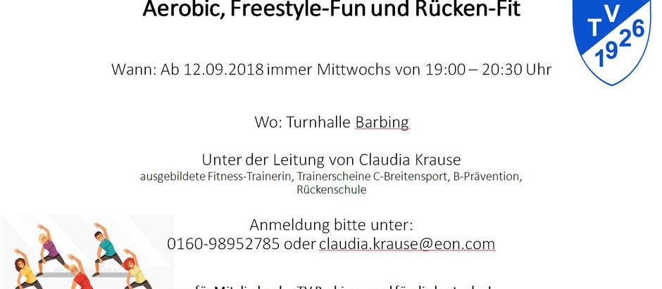 Aerobic, Freestyle-Fun ind Rücken-Fit
