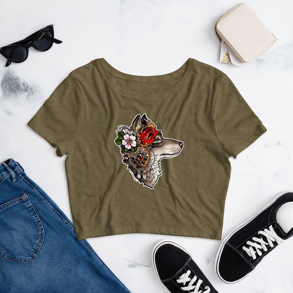 Thumbnail: Wolfmask Crop Tee