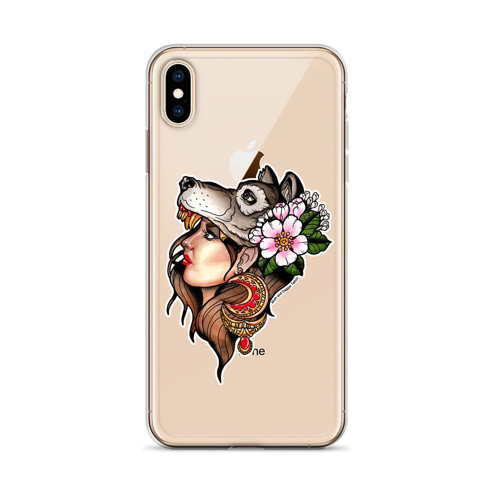 Thumbnail: Wolfgirl iPhone Case