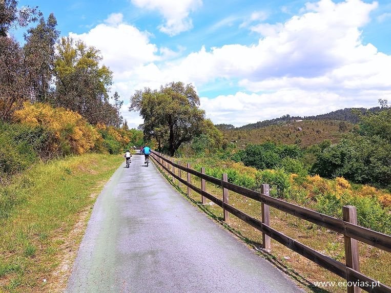 Ecopista do Dão, próximo de Tondela.