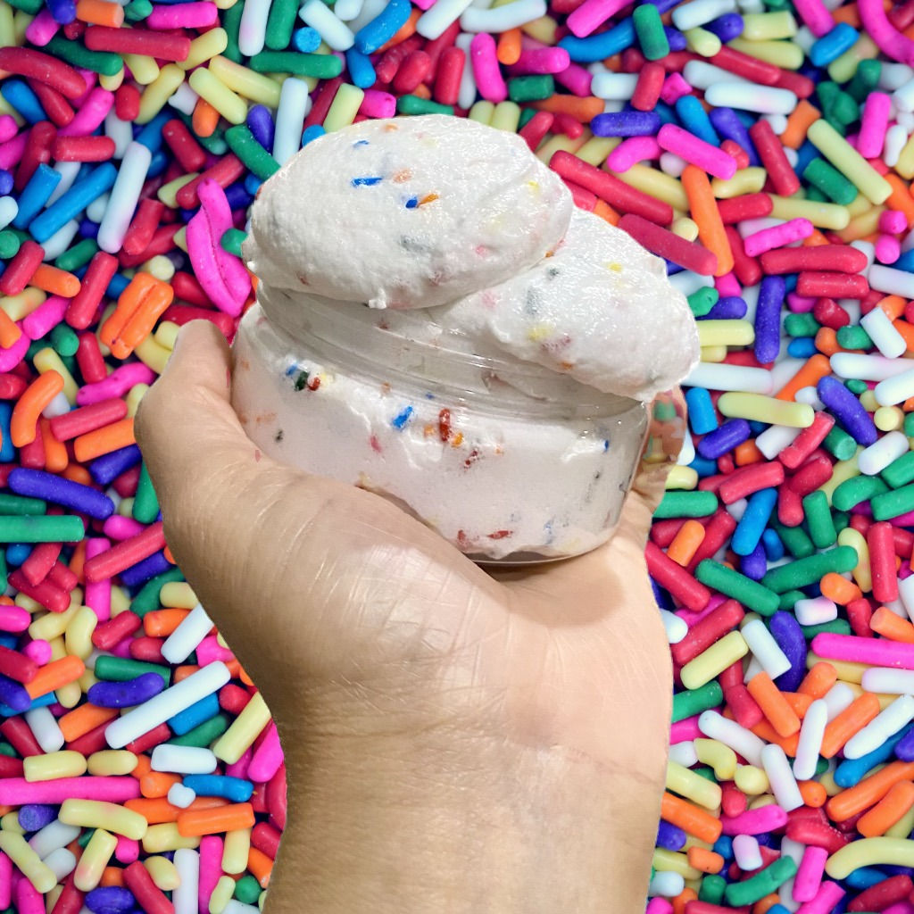 DIY BIRTHDAY CAKE FOAMING SUGAR SCRUB FORMULA