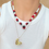 Thumbnail: Lady Luxe Murano Glass Ladybug Necklace