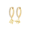 Thumbnail: ZODIAC SIGNS GOLD HOOPS