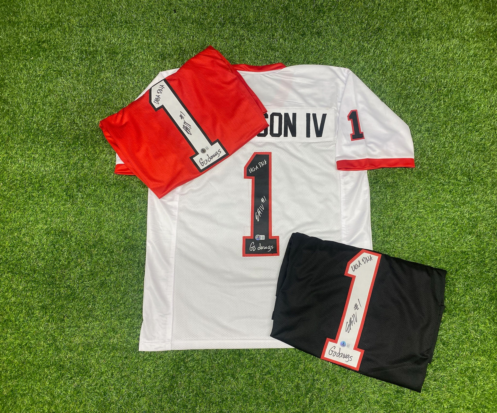Ellis Robinson IV Signed UGA DNA Jersey