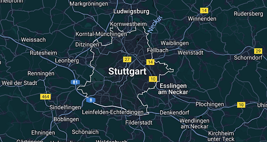 Karte von Stuttgart