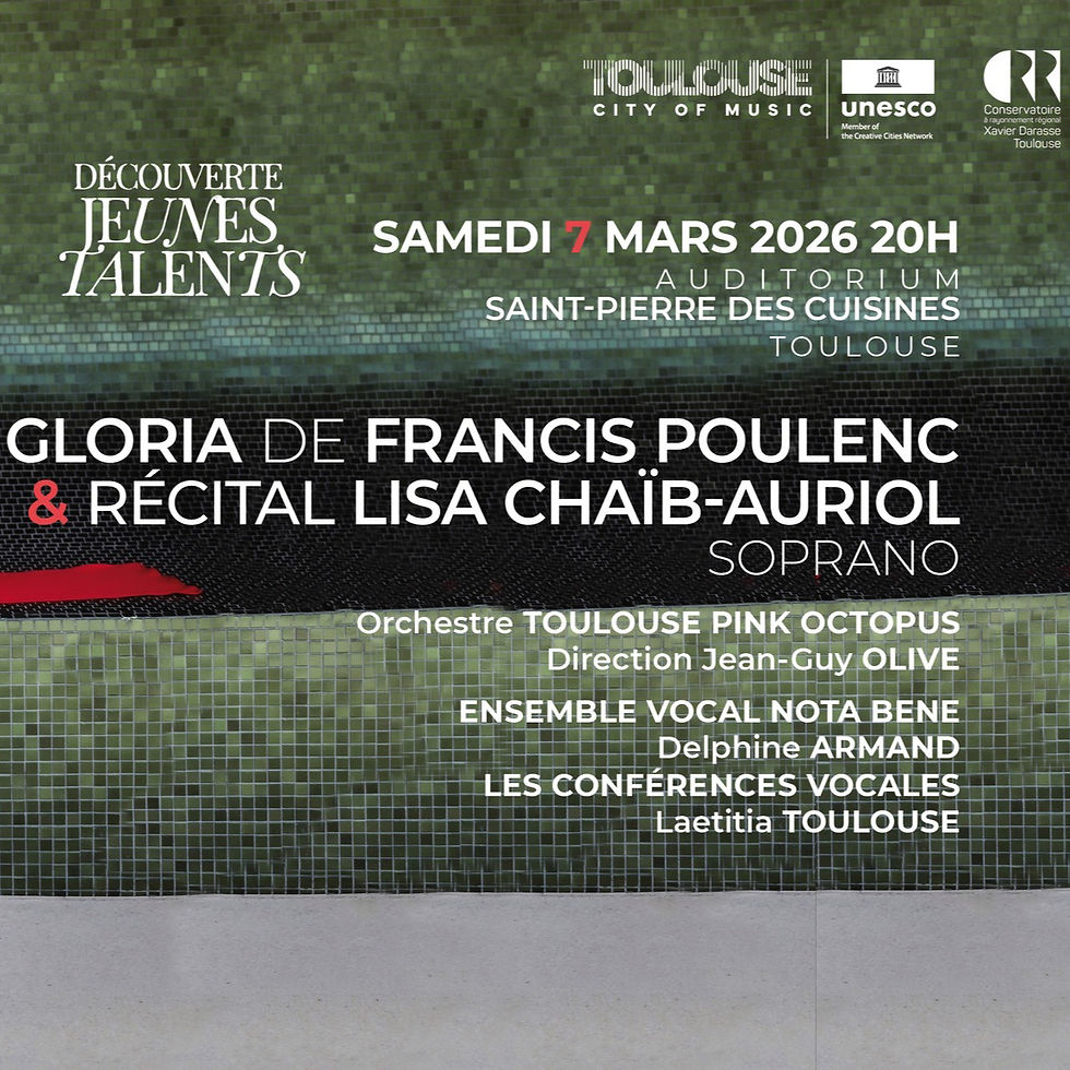 Gloria de Francis Poulenc & Récital Lisa Chaïb-Auriol