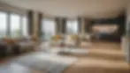 Eye-level view of a well-maintained living space