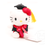 Thumbnail: S/HKGC13 SANRIO HELLO KITTY GRADUATION CAP BACKPACK HOLDER( 13CM ) 10/PK