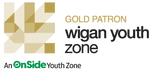 Wigan Youth Zone Gold Logo