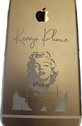 Cel Phone Engraving Marilyn Monroe