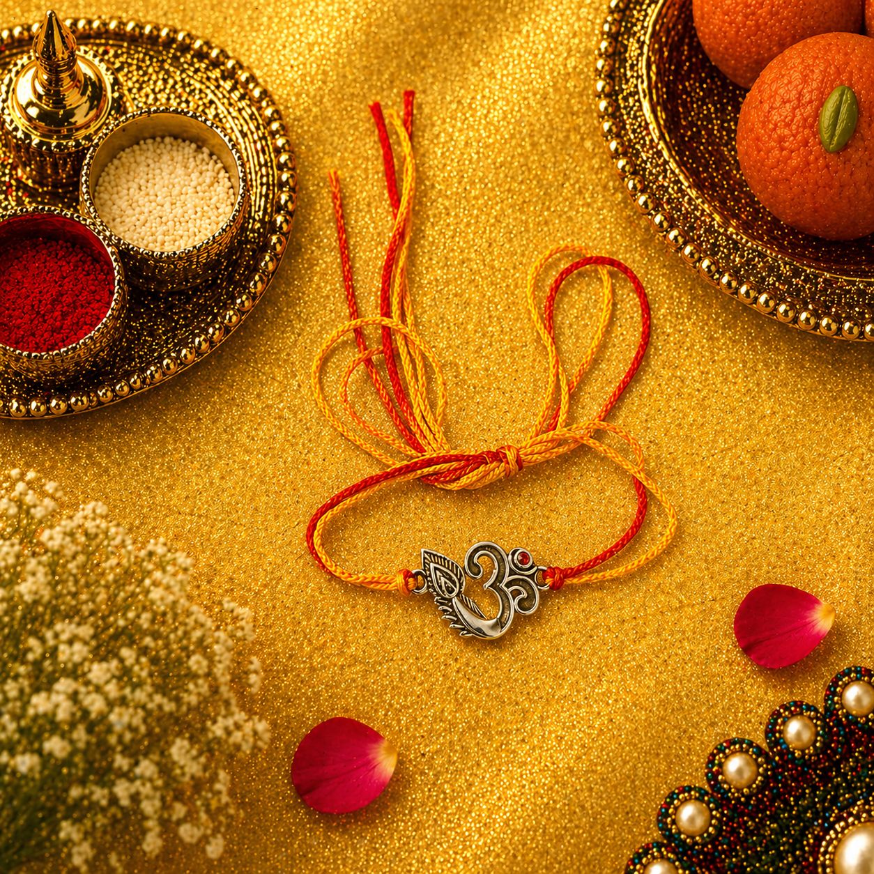 Silver Rakhi 7094