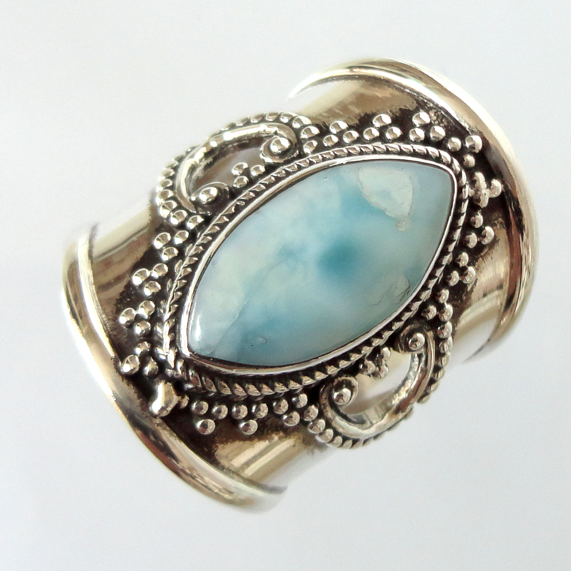 2065 Bohemian Larimar Ring