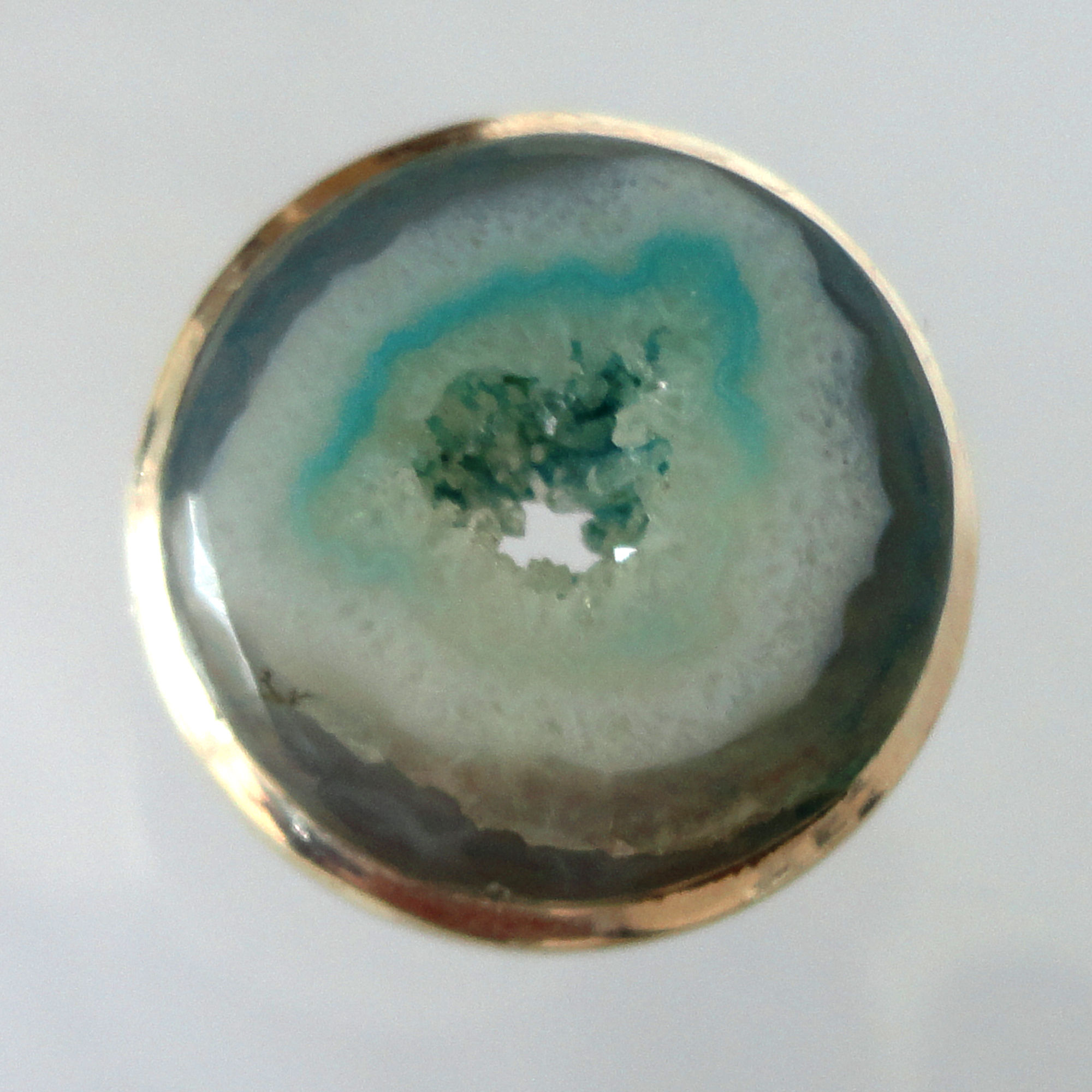 2091 Natural Drusy Ring