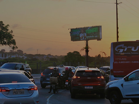 Outdoor Digital Painel de Led Altiplano Joao Pessoa Metromidia frontlight