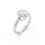 Thumbnail: Round Cut Bezel Solitaire Ring CAD - 7.6mm - US 7 - STL/3DM