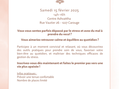 Libérez-vous du stress et retrouvez votre équilibre intérieur