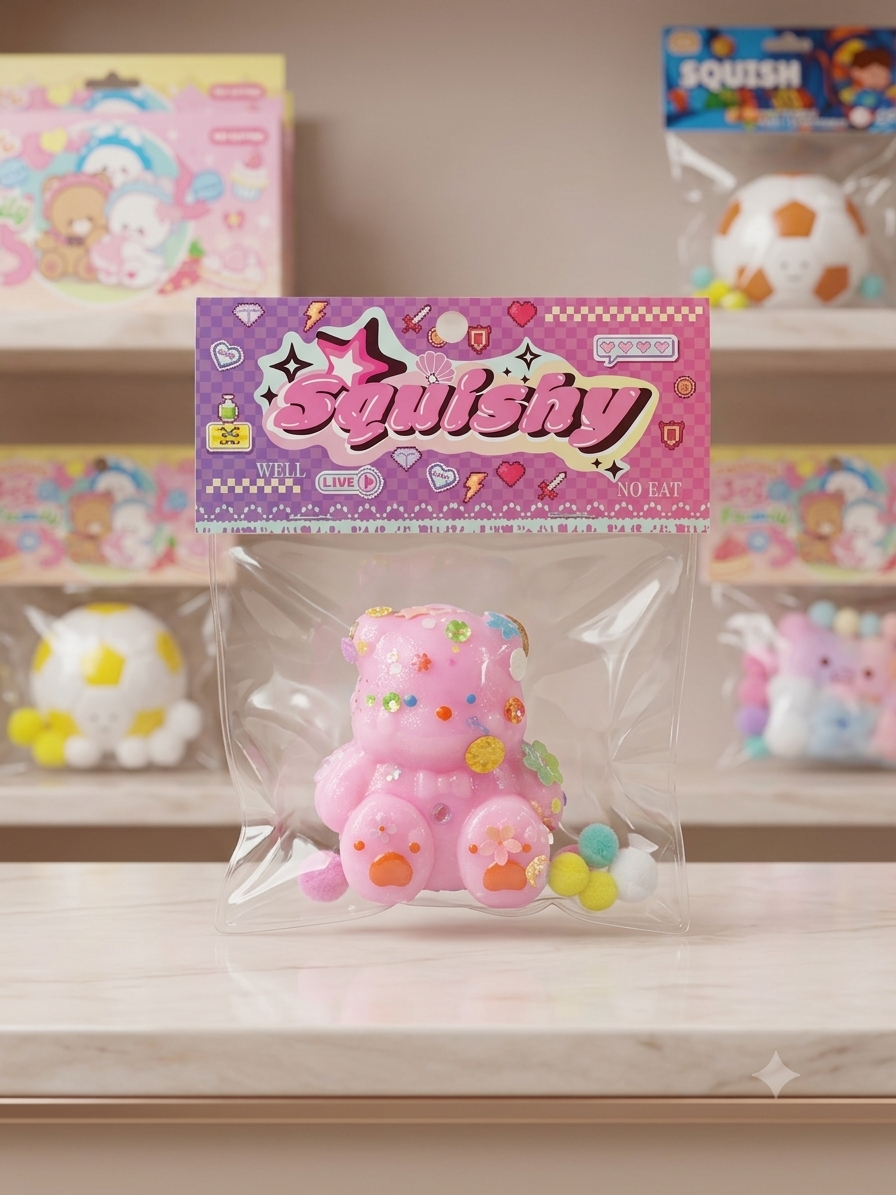 Squishy Toys – Cute Slow Rise Stress Relief Squishies (Assorted Designs)
