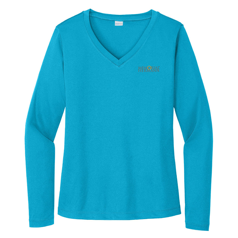 Thumbnail: Women's Long Sleeve PosiCharge® Competitor™ V-Nec