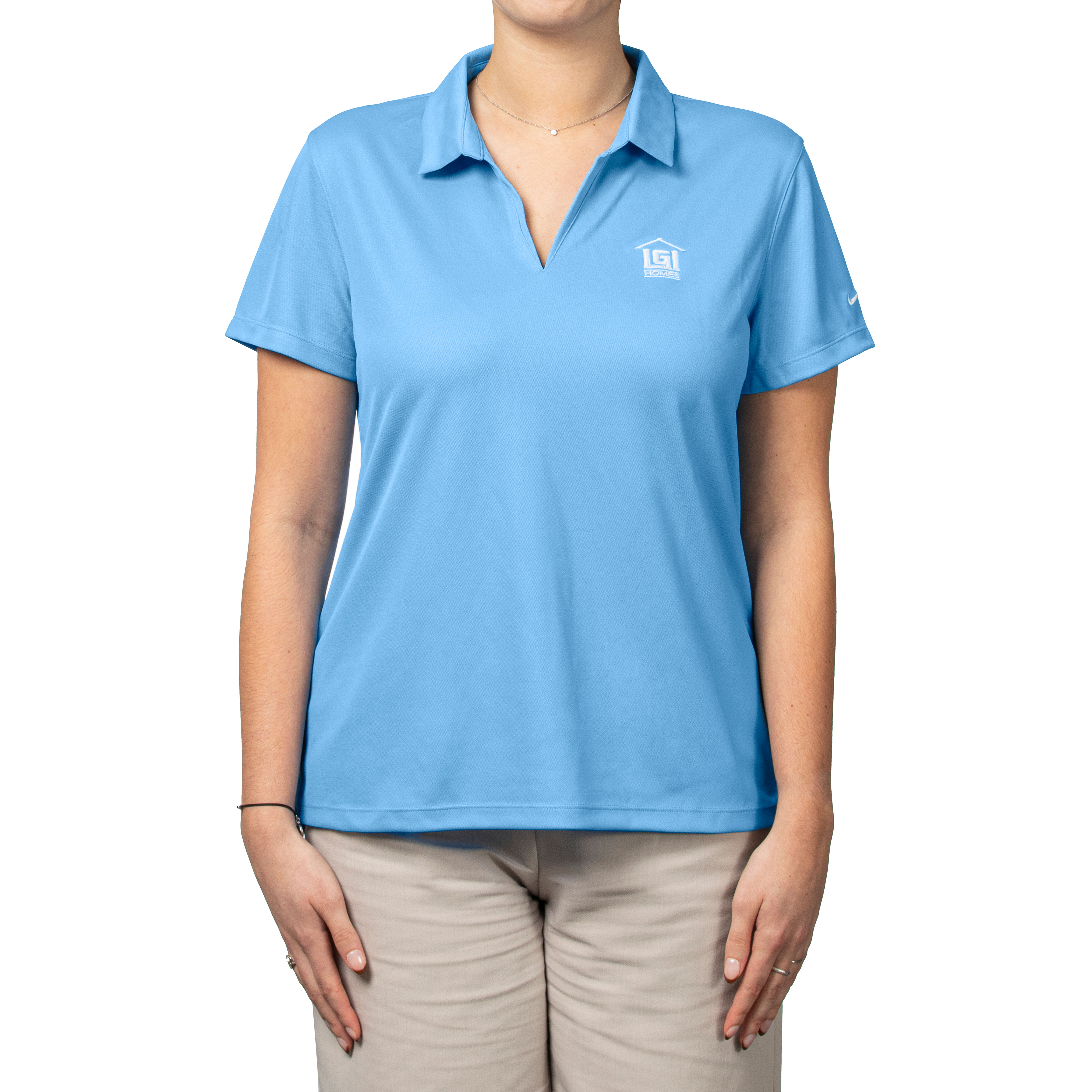 Ladies Nike Dri Fit Polo -Valor Blue