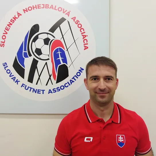 Manažér reprezentácie nohejbalistov Lukáš Gabák