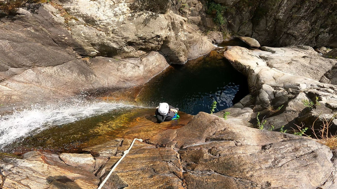 Canyoning Caroux, Canyon Caroux, Bonne aventure canyon, Bonne aventure canyoning , canyon le Rec Grand ,canyoning le Rec Grand