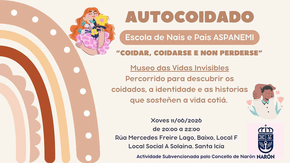 Escoliña de nais e pais: Coidar, coidarse e non perderse.