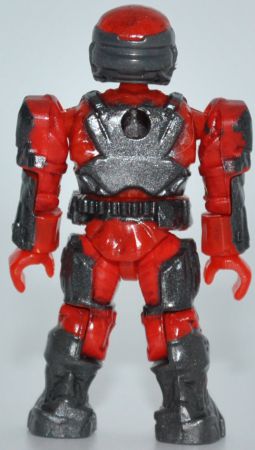 UNSC Marine v3 (red) from the 2011 Mega Bloks Halo Versus set 96961 Red Team: Combat Unit