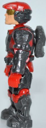 UNSC Marine v3 (red) from the Mega Bloks 2011 Halo set 96961 Red Team Combat Unit