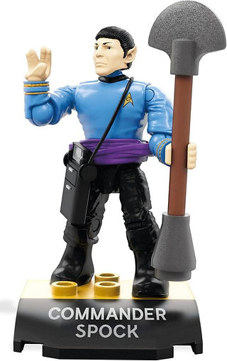 This article contains PDF instructions and detailed information about the 2018 Mega Construx Star Trek Commander Spock (FND70).  