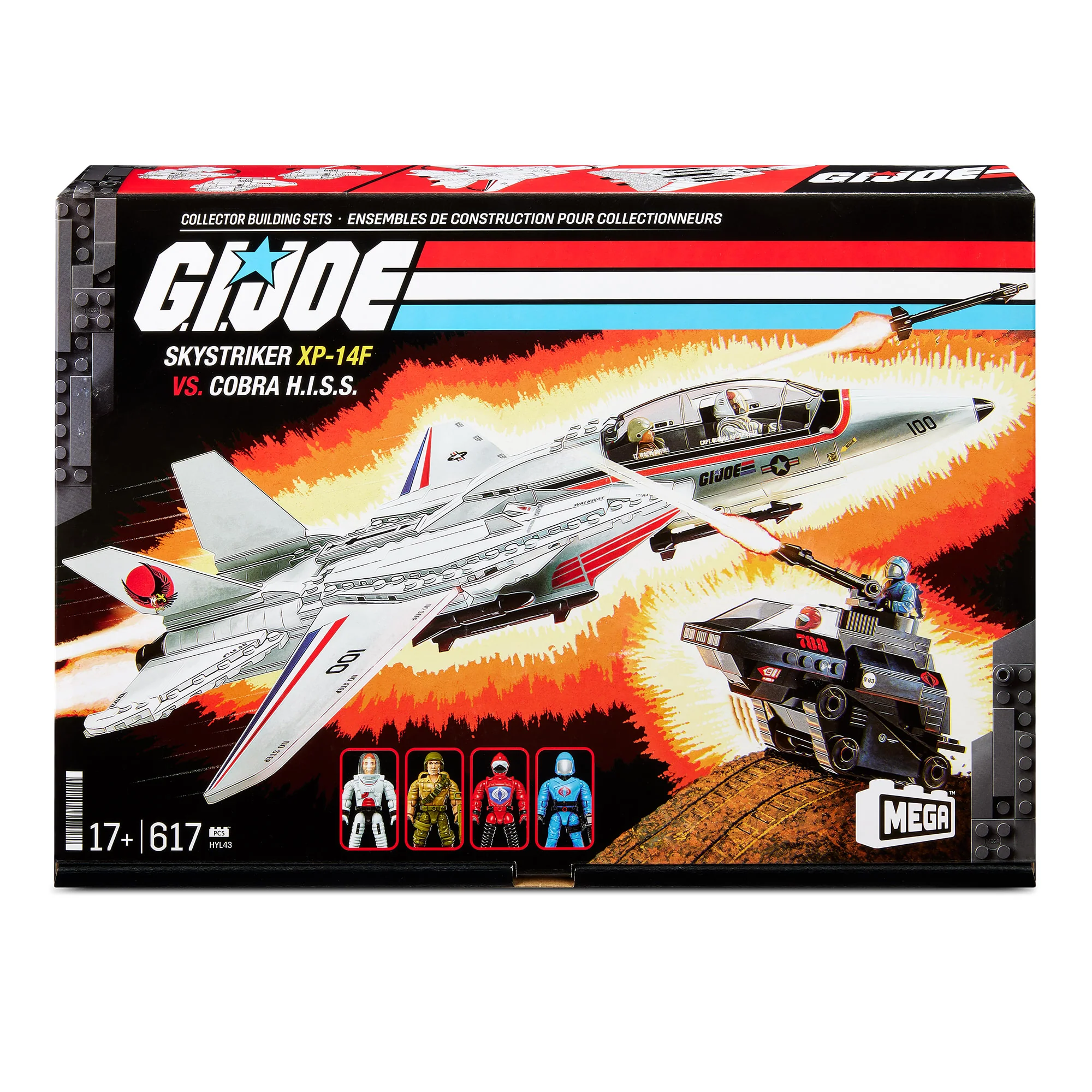 Mega Construx and Hasbro have teamed up to bring you set HYL43 Skystriker vs HISS 
