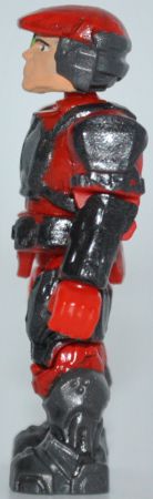 UNSC Marine v3 (red) from the 2011 Mega Bloks Halo Versus set 96961 Red Team: Combat Unit