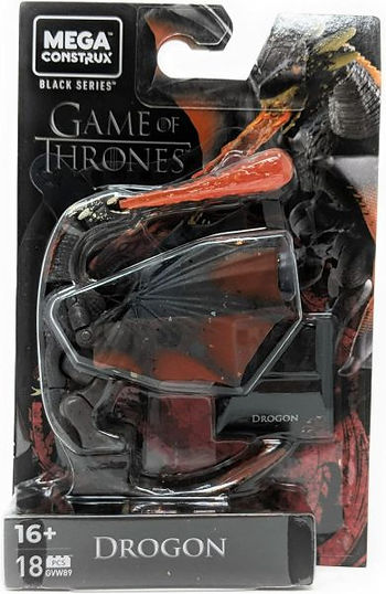 A detailed look at Mega Construx set Drogon (GVW89) based on the HBO tv series Game of Thrones